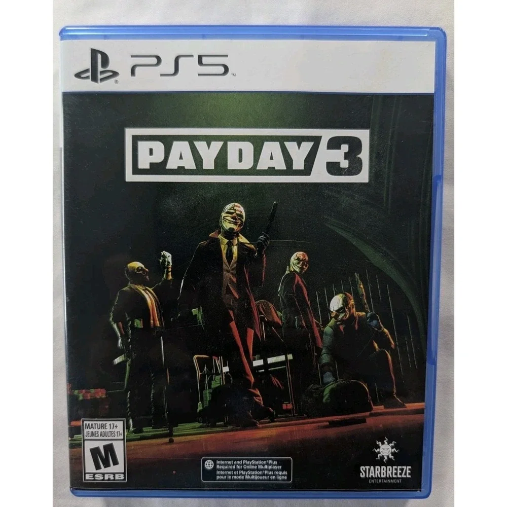 Payday 3 - Sony PlayStation 5 (PS5) - Tested & Working - Complete in Case